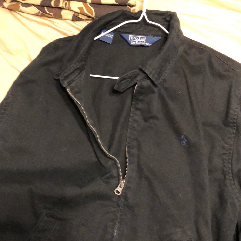 Large zip up polo jacket